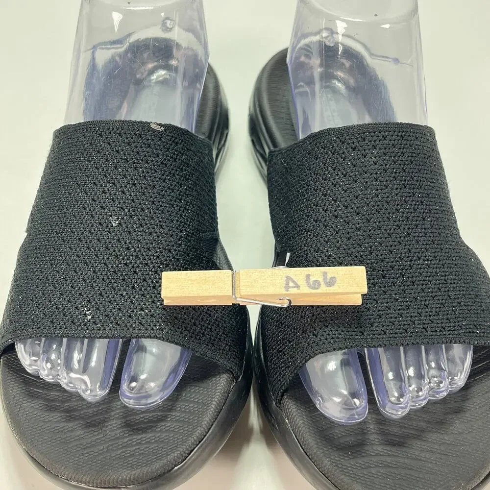 Skechers On-The-Go 600 Black Walking Slip On Sandals 140169 Women’s Size 9
